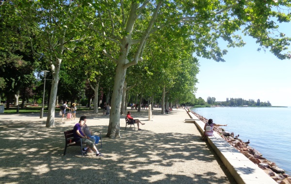 Balatonfuered Promenade