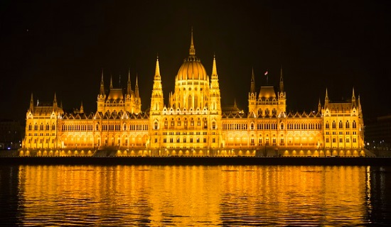 Parliament Hungary at night